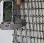 Anoding Coating Lightweight Flexible Metal Mesh Fabric Square