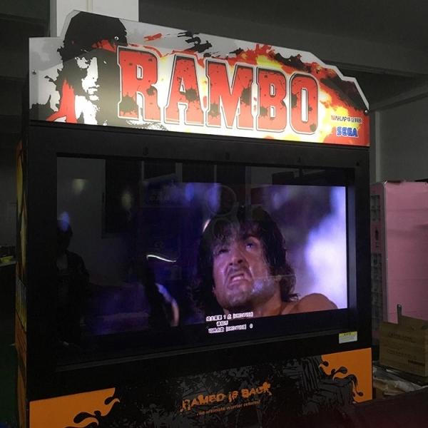 Acrylic 55 LCD Rambo Simulator Arcade Game Machine