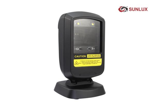 Buy Omnidirectional Ticket Barcode Scanner 2D Imager Black Shell Multiple Interfaces at wholesale prices
