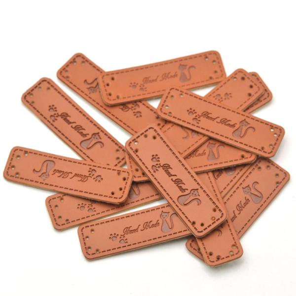 Personalized Logo Garment Leather Patch Custom Jeans Leather Patch Custom Clothing Label Tag
