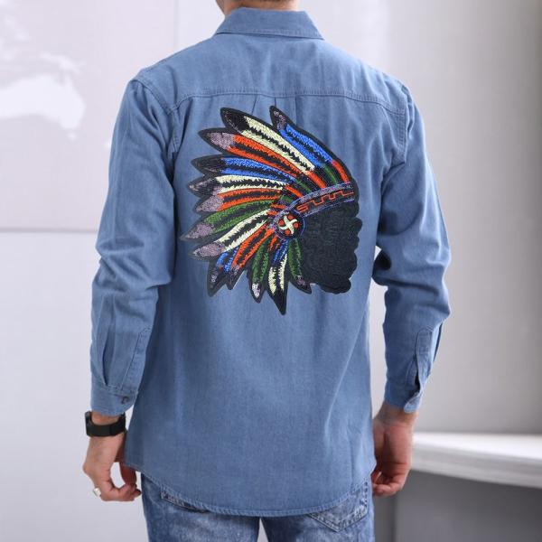 Iron On Sew On Embroidered Cloth Badges Applique Laser Cut / Merrow Edge With Backing