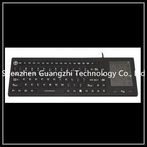 China Custom Printing Silicone Rubber Keyboard , Waterproof Usb Keyboard Ce Approvals on sale