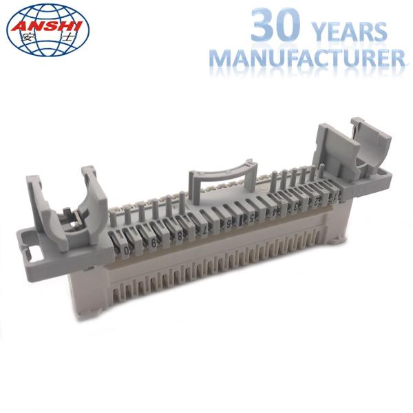Buy High Density 10 Pair Disconnection Module NT Terminal Block Orbit Universal Type at wholesale prices