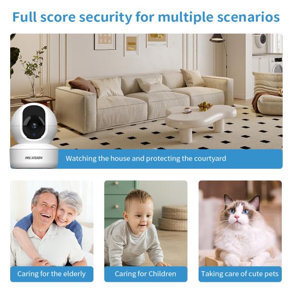 Sound Detection Feature Waterproof Network Camera Resolution and 2304*1296 Resolution
