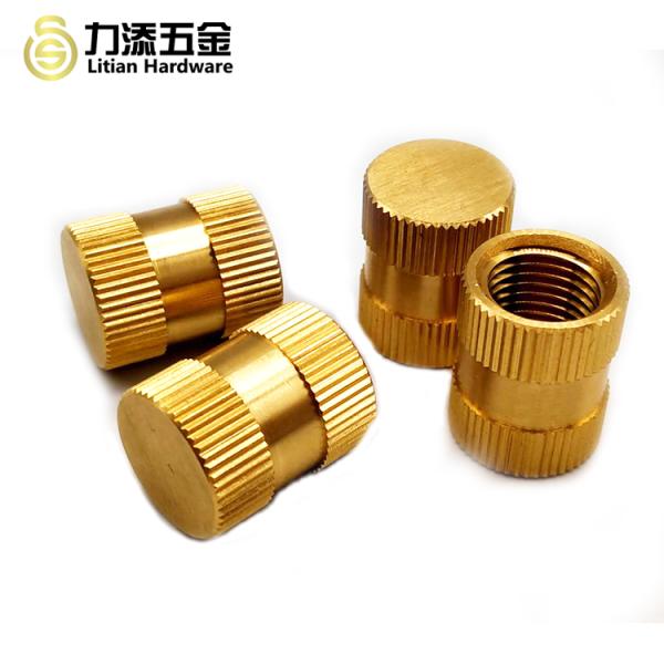 Brass Insert Precision CNC Machining Parts IFI-100 Standard M2-M20