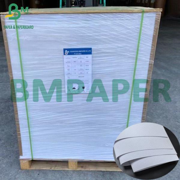 1.5mm F Flute White Recycled Corrugated Board Sheets For Folding Boxes 1.5mm F Flute White Recycled Corrugated Board Sheets For Folding Boxes