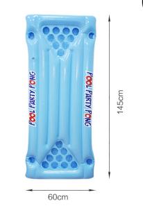 Swimming Pool Party Pvc Large Inflatable Pool Float Custom Plastic Tray Beer Pong ,Customized summer party drink