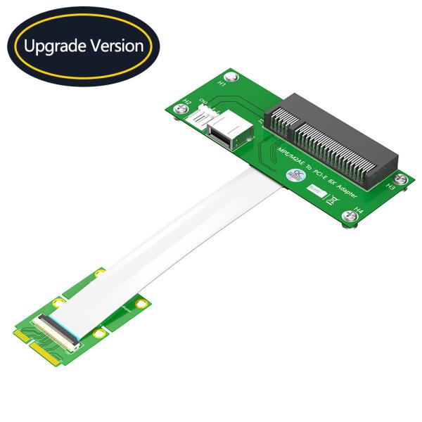 Horizontal Mini PCI-E To PCI-E Express X8+USB Riser Card With High Speed FPC Cable