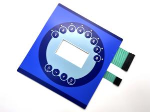Quality Glossy Finish Polyester Transparent Window Mechanical Keyboard Switch Types For CNC Machine for sale