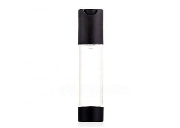 Empty Portable Refillable Airless Cosmetic Bottles 15ml 30ml 50ml Round Shape