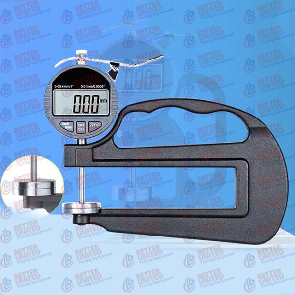 Large Span 0.01mm Resolution Electronic Thickness Gauge With 30mm Probe