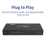 8 Input1 Output 8x1 HDMI Multi Viewer 3840x2160@30Hz With IR Remote Control