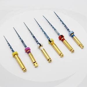 Quality Niti Blue 31mm Embroidered Endo Rotary Files Dental Endodontic Root Heat Activation for sale