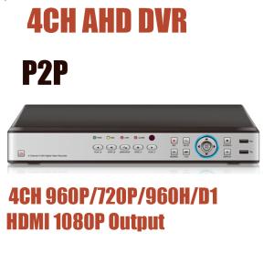 Quality CCTV DVR Support 2*4TB Hard Disk HD AHD 720P 960P 8CH Standalone Video Surveillance Recorder HDMI 1080P output,P2P DVR for sale