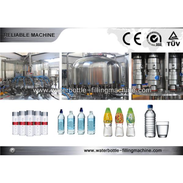 PET Bottle No Gas Beverage Filling Machine , Semi Automatic Capping Machine