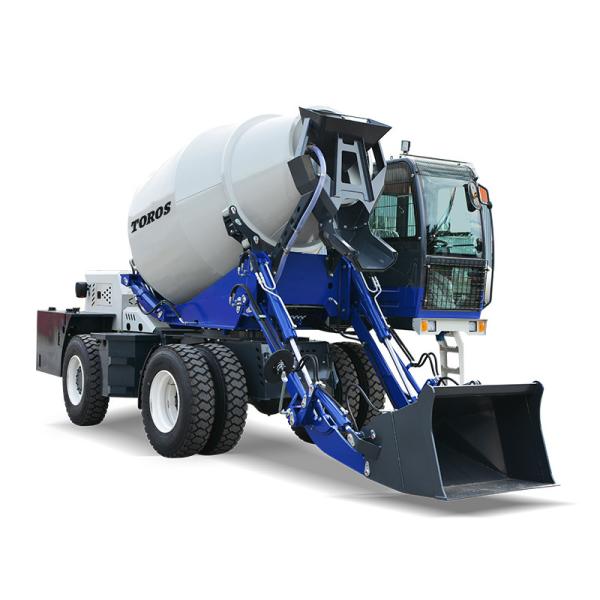 Buy High Efficiency Concrete Transit Mixer Self Loader Concrete Mixer Customization at wholesale prices