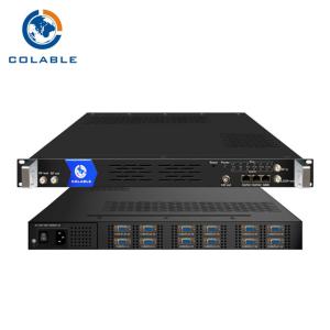 Quality RF DVB C Digital QAM Encoder Modulator COL5184A CVBS To Coaxial Converter for sale