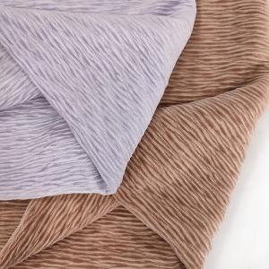 China 245 Gsm Super Soft Crushed Knit Velour Fabric For Jacked on sale