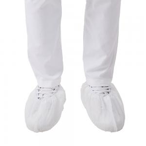 China PP Non Slip Disposable Indoor Shoe Covers White 30gsm 35gsm 40gsm on sale