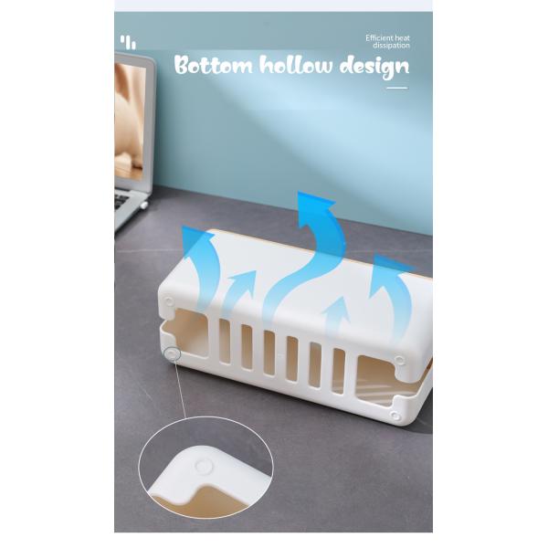 Switch Protection 1liter Cord Organizer Box Plastic Household Safety