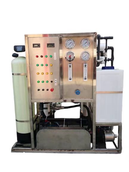 25 Tons Skid Mounted Portable Outdoor Marine Water Generator Industrial Desalination Equipment