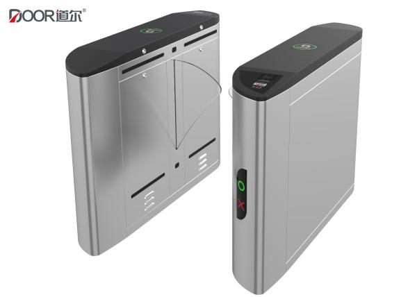 Buy Fingerprint Access Control Flap Barrier Gate With 1200mm Passing Width at wholesale prices