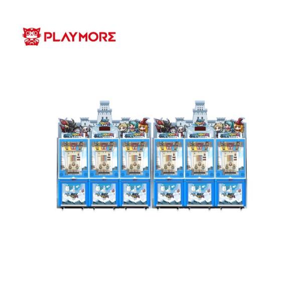 Buy Sky Tower Lottery Mechanical Coin Pusher Machine Build Coin Tower Three Players at wholesale prices