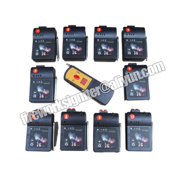 Buy fireworks firing system CE passed T10 10 cues digital remote control wireless firing system at wholesale prices