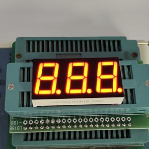 Quality Ultra bright Red Surface Common Caode LED Display 7 Segment 3 digit 14.2mm for Temperature Controller for sale