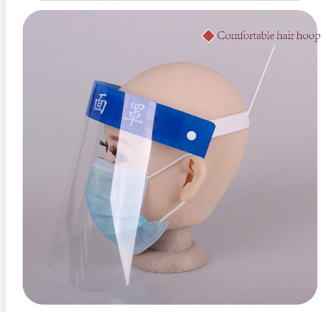 Public Reusable Protective Face Shield Windproof Full Face Safety Shield