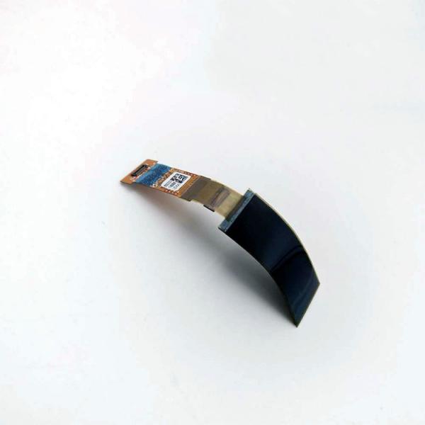 Side view of flexible OLED display