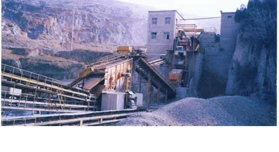 Simple Structure Stone Crushing Line Limestone Mining Process High Reduction Rate