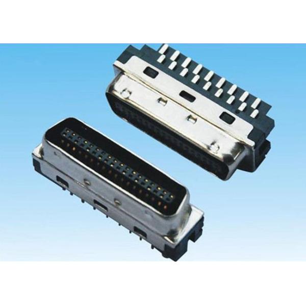 SCSI 36P Socket Connector metal hood Brass material waterproof