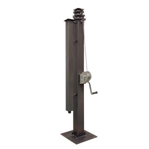 Quality Hand Crank Telescoping Mast 6m 7m Customized Height Lighting Pole for sale
