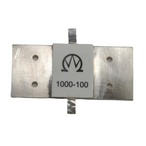 Quality 1000 Watt RF Power Resistor with DC to 0.5GHz Frequency Range and VSWR 1.2 for Flange Mount Applications for sale