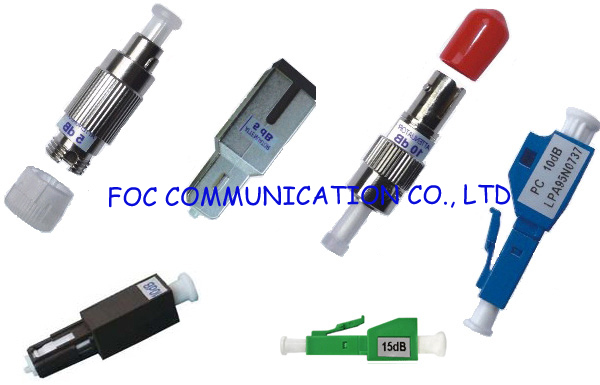 LC Fiber Optic Attenuator Male to Female to Reduce Signal Power For Fiber Networks
