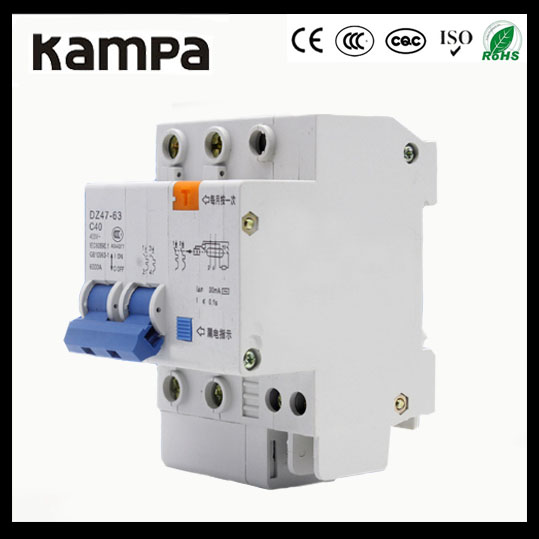 DZ47LE-63 2P 1 china supplier Residual current air circuit breaker RCBO