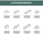 Customizable Frame Height and Width Silver Screen Partition Work Position for