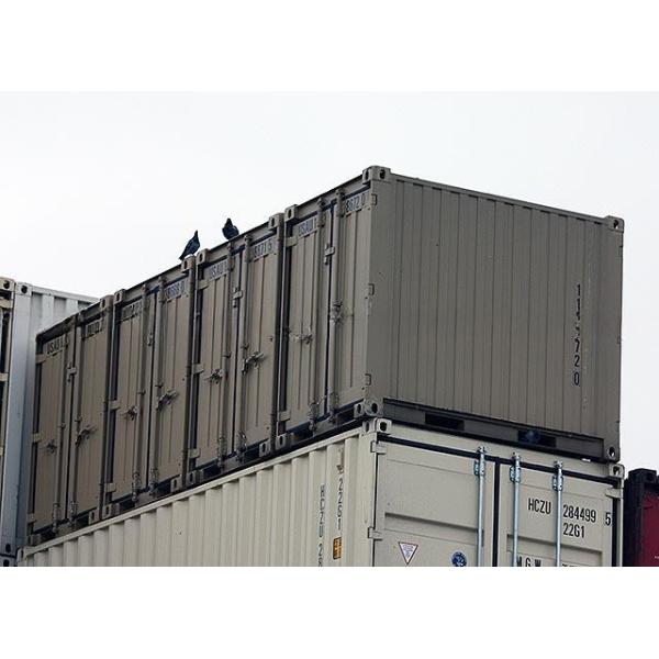 8ft x 5ft Mini Storage Shipping Container with Double Rear Door End Dry Steel/Corten Material Convenient and Versatile