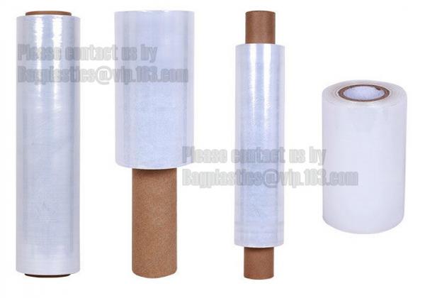 Hand Stretch Film Shrink Wrap 18" x 1500 ft Shipping Clear Plastic Wrap, Cast Stretch Film Shrink Wrap film / LLDPE stre