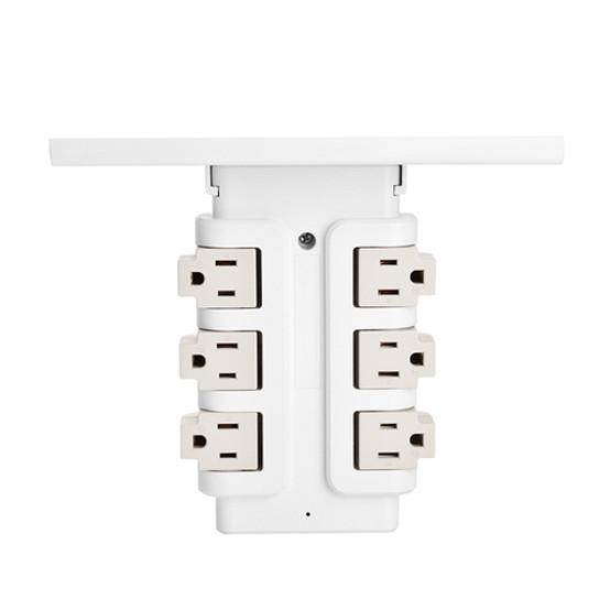 Buy Wall Power Socket with Surge Protector ETL cETL Passed 6Way at wholesale prices