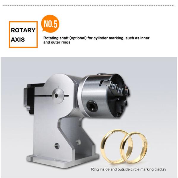 New Desktop 20W fiber laser marking machine price Qr Code 4 Axis Laser Engraving Machine