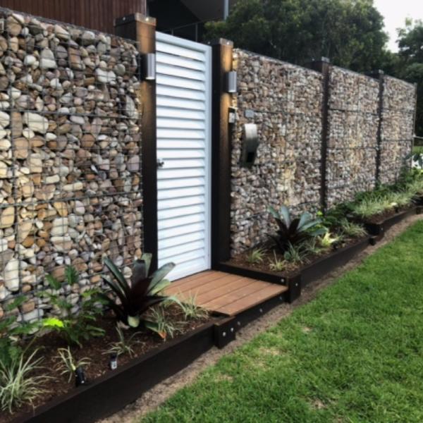 Box Metal Stone Wall 0.3m Length Welded Mesh Gabion