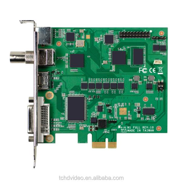 Buy 1channel Video Capture Card with SDI/DVI/CVBS Input 1080P60 for PCIE SDK Support at wholesale prices