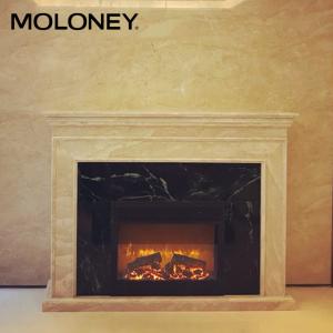 Quality 76.1CM Insert Firebox MDF Style Heater Remote Control Two Heating Levels Adjust for sale