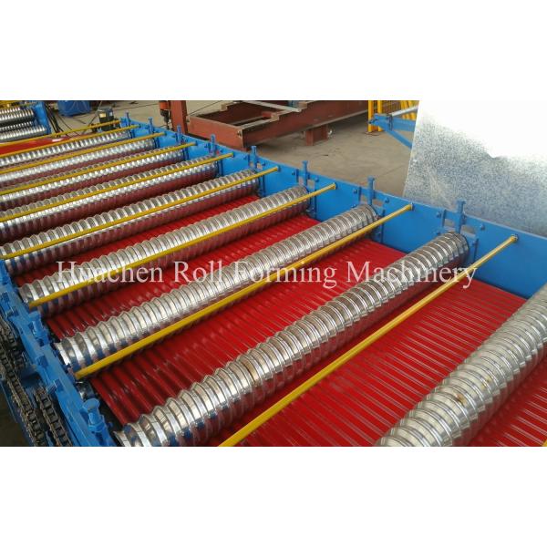 High Speed Double Layer Roll Forming Machine Panasonic PLC Control System
