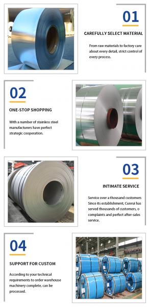 Surface Treatment 309S Stainless Steel Strip Coil 2B BA 8K Surface