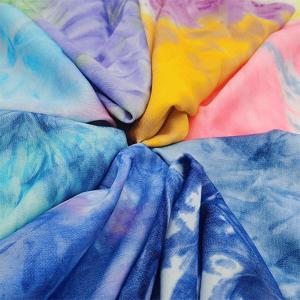 Quality Antibacterial Spring Summer Fabrics 21s 80*60 180gsm Tie Dyed Soft Washed Denim for sale