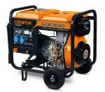 220A 7KW ARC Diesel Powered Welder , Welder Generator Machine Single Cylinder