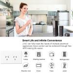 Glomarket Tuya Au Smart Wifi Socket Timer Wireless Power Plug Socket With 2 Usb